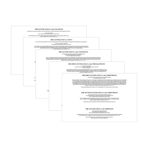 Paul's Travels & His Letters