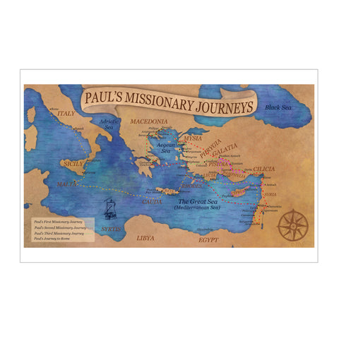 Paul's Travels & His Letters