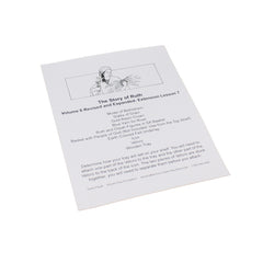 Ruth-Control Sheet